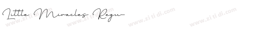 Little Miracles Regu字体转换